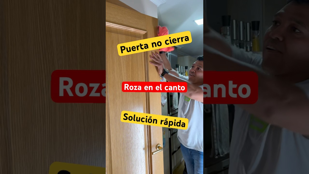 Puertas que no ajustan por hinchazón de madera